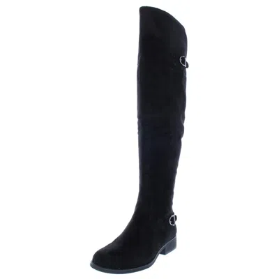 American Rag Adarra Womens Buckle Stacked Heel Over-the-knee Boots In Multi