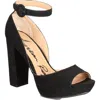 American Rag Areeta Womens Ankle Strap Block Heel D'orsay Heels In Multi