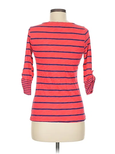 Pre-owned American Rag Cie 3/4 Sleeve T-shirt In Red