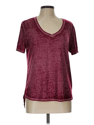 Pre-owned American Rag Cie Active T-shirt In Burgundy