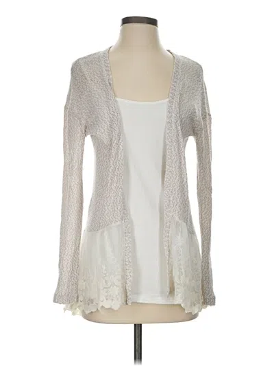 Pre-owned American Rag Cie Cardigan Sweater In Ivory