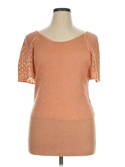 Pre-owned American Rag Cie Cardigan Sweater In Orange