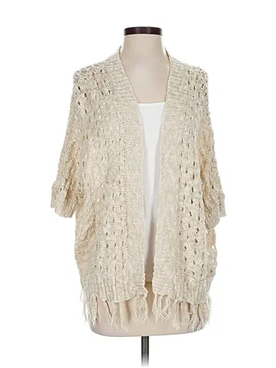 Pre-owned American Rag Cie Cardigan Sweater In White