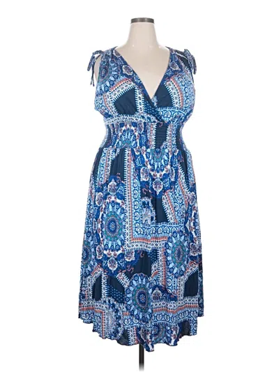 Pre-owned American Rag Cie Casual Dress In Blue