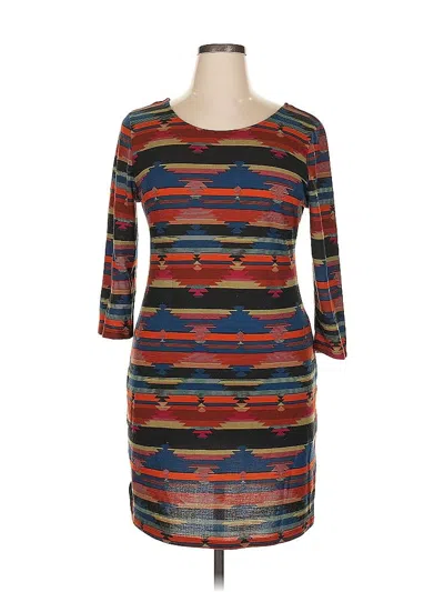 Pre-owned American Rag Cie Casual Dress In Brown