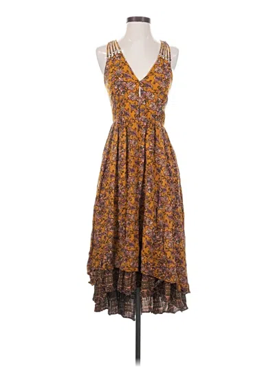 Pre-owned American Rag Cie Casual Dress In Brown