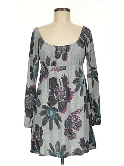 Pre-owned American Rag Cie Casual Dress In Gray