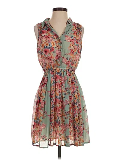 Pre-owned American Rag Cie Casual Dress In Green