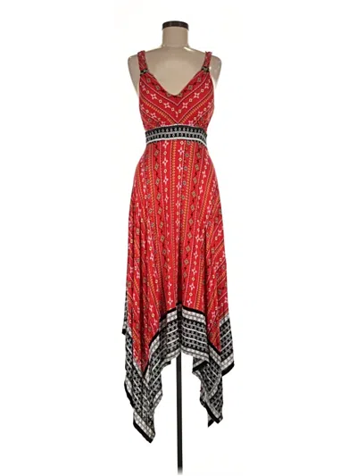 Pre-owned American Rag Cie Casual Dress In Red