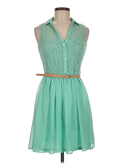 Pre-owned American Rag Cie Casual Dress In Teal