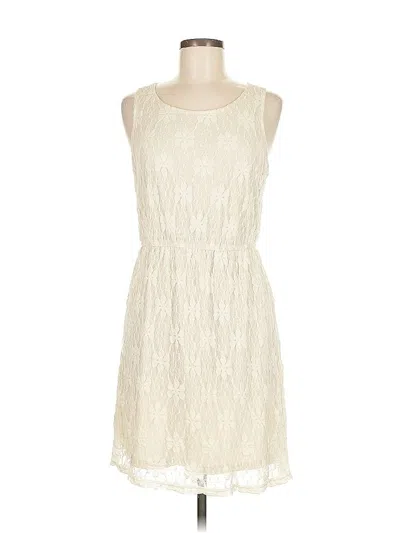 Pre-owned American Rag Cie Casual Dress In White