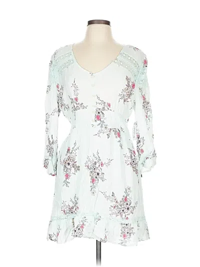 Pre-owned American Rag Cie Casual Dress In White