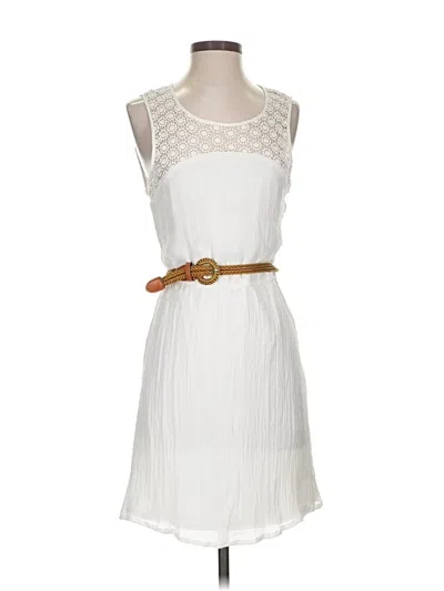 Pre-owned American Rag Cie Casual Dress In White