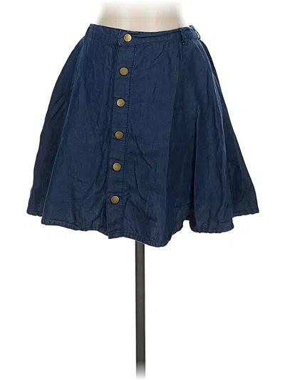 Pre-owned American Rag Cie Casual Skirt In Blue