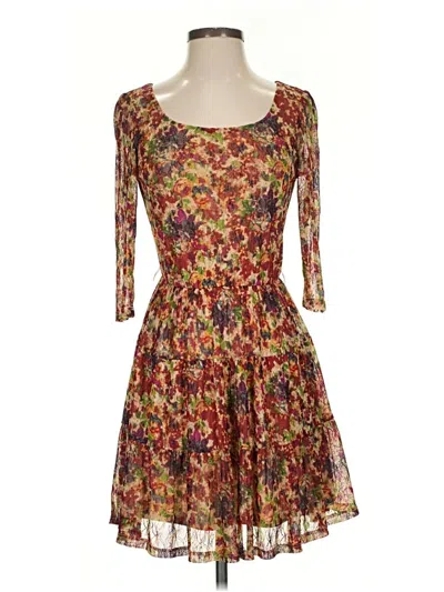 Pre-owned American Rag Cie Cocktail Dress In Brown