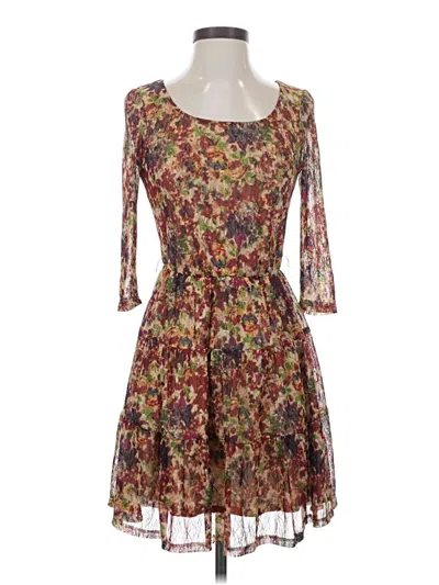 Pre-owned American Rag Cie Cocktail Dress In Brown