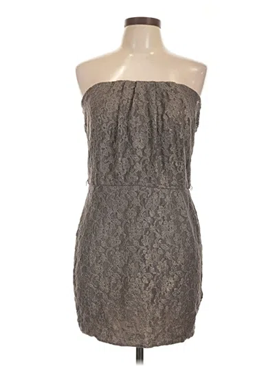 Pre-owned American Rag Cie Cocktail Dress In Gray