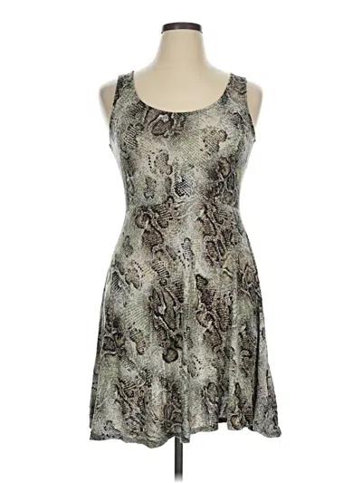 Pre-owned American Rag Cie Cocktail Dress In Gray