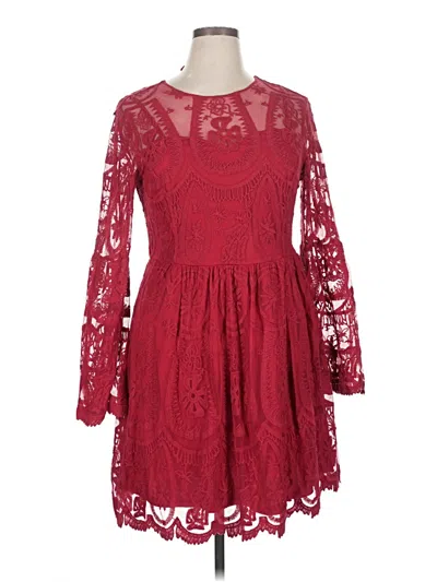 Pre-owned American Rag Cie Cocktail Dress In Red