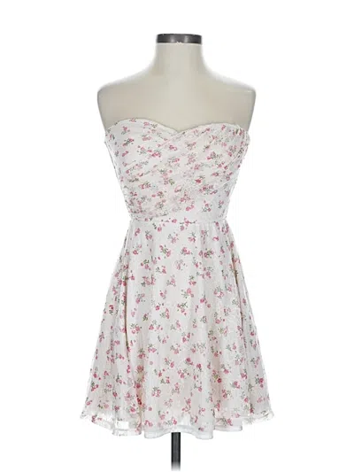 Pre-owned American Rag Cie Cocktail Dress In White