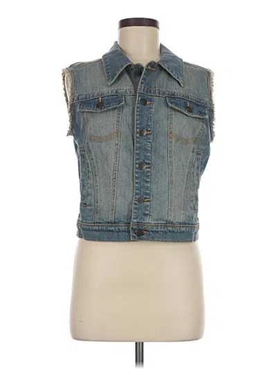 Pre-owned American Rag Cie Denim Vest In Blue
