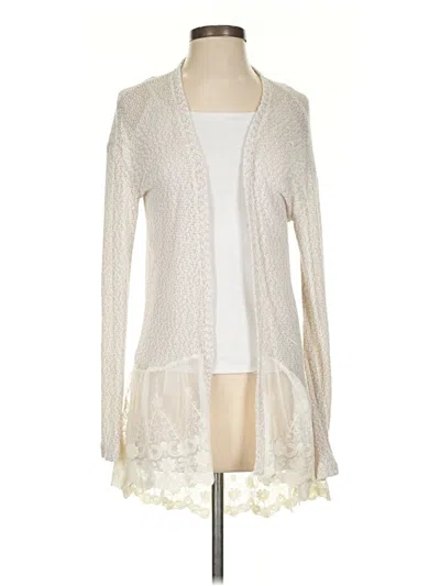 Pre-owned American Rag Cie Kimono In Ivory