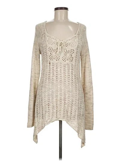 Pre-owned American Rag Cie Pullover Sweater In Ivory