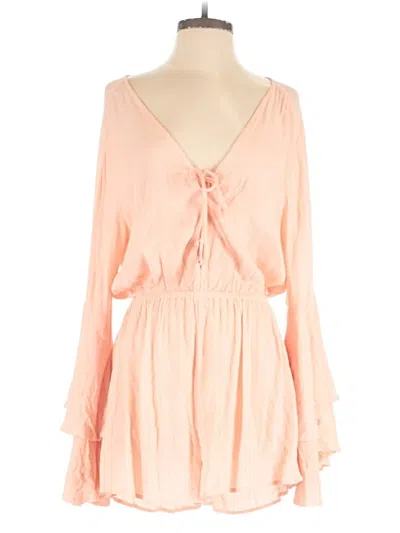 Pre-owned American Rag Cie Romper In Pink