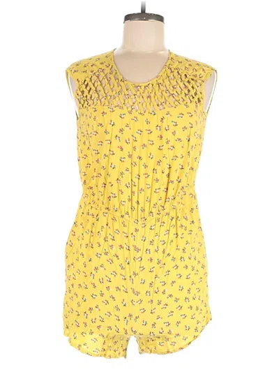 Pre-owned American Rag Cie Romper In Yellow