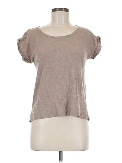 Pre-owned American Rag Cie Short Sleeve T-shirt In Brown