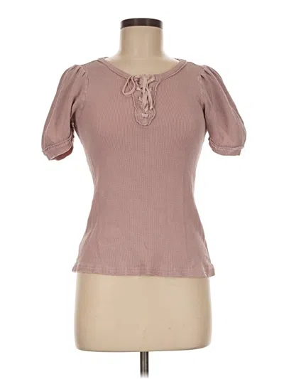 Pre-owned American Rag Cie Short Sleeve T-shirt In Brown