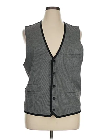 Pre-owned American Rag Cie Sleeveless Blouse In Gray