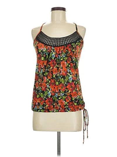 Pre-owned American Rag Cie Sleeveless Blouse In Orange