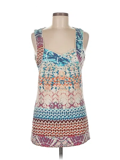 Pre-owned American Rag Cie Sleeveless Top Blue Scoop Neck Tops