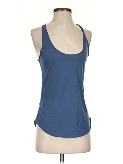 Pre-owned American Rag Cie Tank Top Blue Halter Neckline Tops