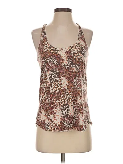 Pre-owned American Rag Cie Tank Top Brown Halter Neckline Tops