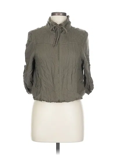 Pre-owned American Rag Cie Tank Top Gray Tie Neck Tops