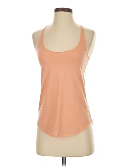 Pre-owned American Rag Cie Tank Top Orange Halter Neckline Tops