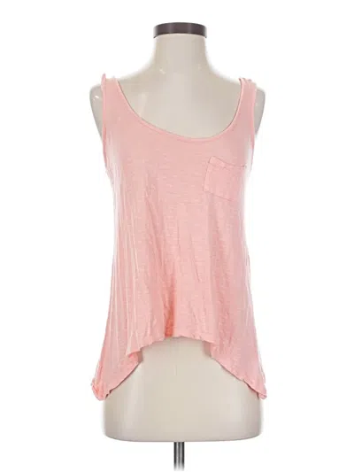 Pre-owned American Rag Cie Tank Top Pink Strapless Neckline Tops