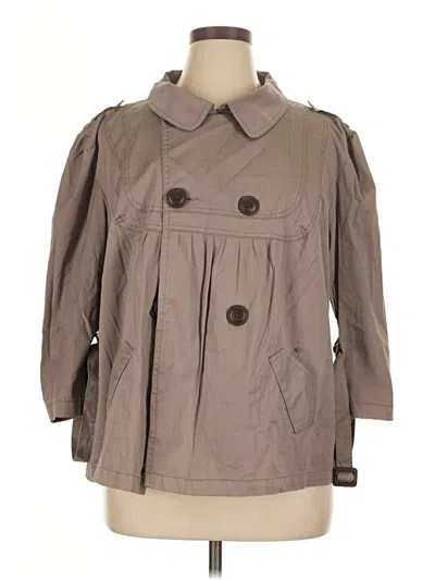 Pre-owned American Rag Cie Trenchcoat In Brown