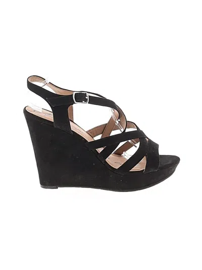 Pre-owned American Rag Cie Wedges In Black