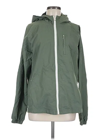 Pre-owned American Rag Cie Windbreaker Jacket In Green