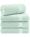 American Soft Linen Bekos Premium 100% Turkish Cotton 4-piece Bath Towel Set In Mint