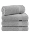 American Soft Linen Bekos Premium 100% Turkish Cotton 4-piece Bath Towel Set In Rockridge Gray
