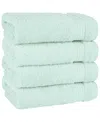American Soft Linen Bekos Premium 100% Turkish Cotton 4-piece Hand Towel Set In Mint