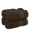 American Soft Linen Bekos Premium 100% Turkish Cotton 4-piece Washcloth Set In Brown