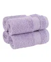 American Soft Linen Bekos Premium 100% Turkish Cotton 4-piece Washcloth Set In Lilac
