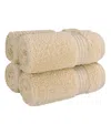 American Soft Linen Bekos Premium 100% Turkish Cotton 4-piece Washcloth Set In Sand Taupe