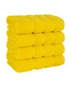 American Soft Linen Edison Luxury 100% Turkish Cotton 4-piece Hand Towel Set In Yellow