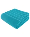 American Soft Linen Edison Luxury 100% Turkish Cotton Bath Sheet, 35"x70" In Aqua Blue